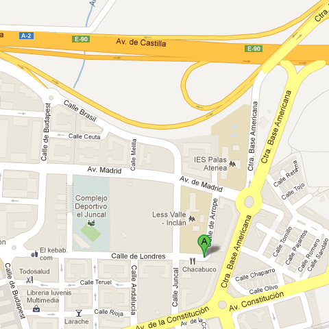 mapa de situación de la tienda de Sercar Electrics